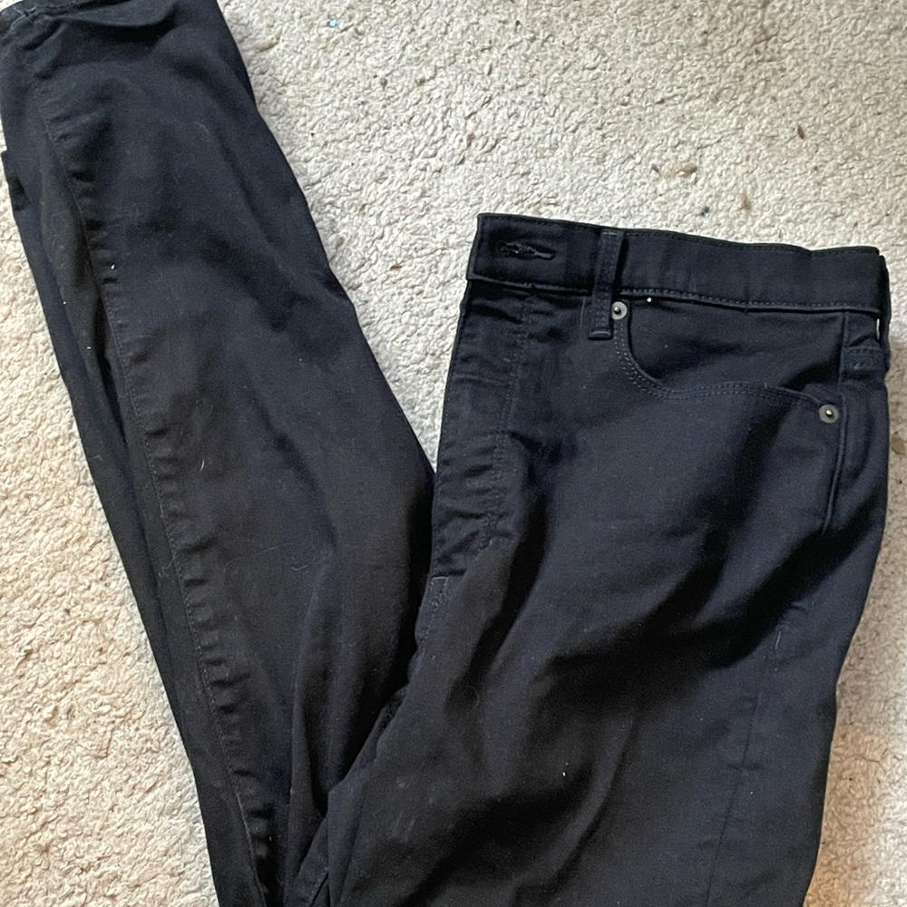 black banana republic skinny jeans size 8